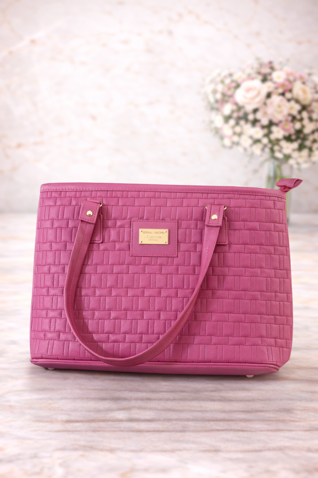 Bolso Tejido Fucsia