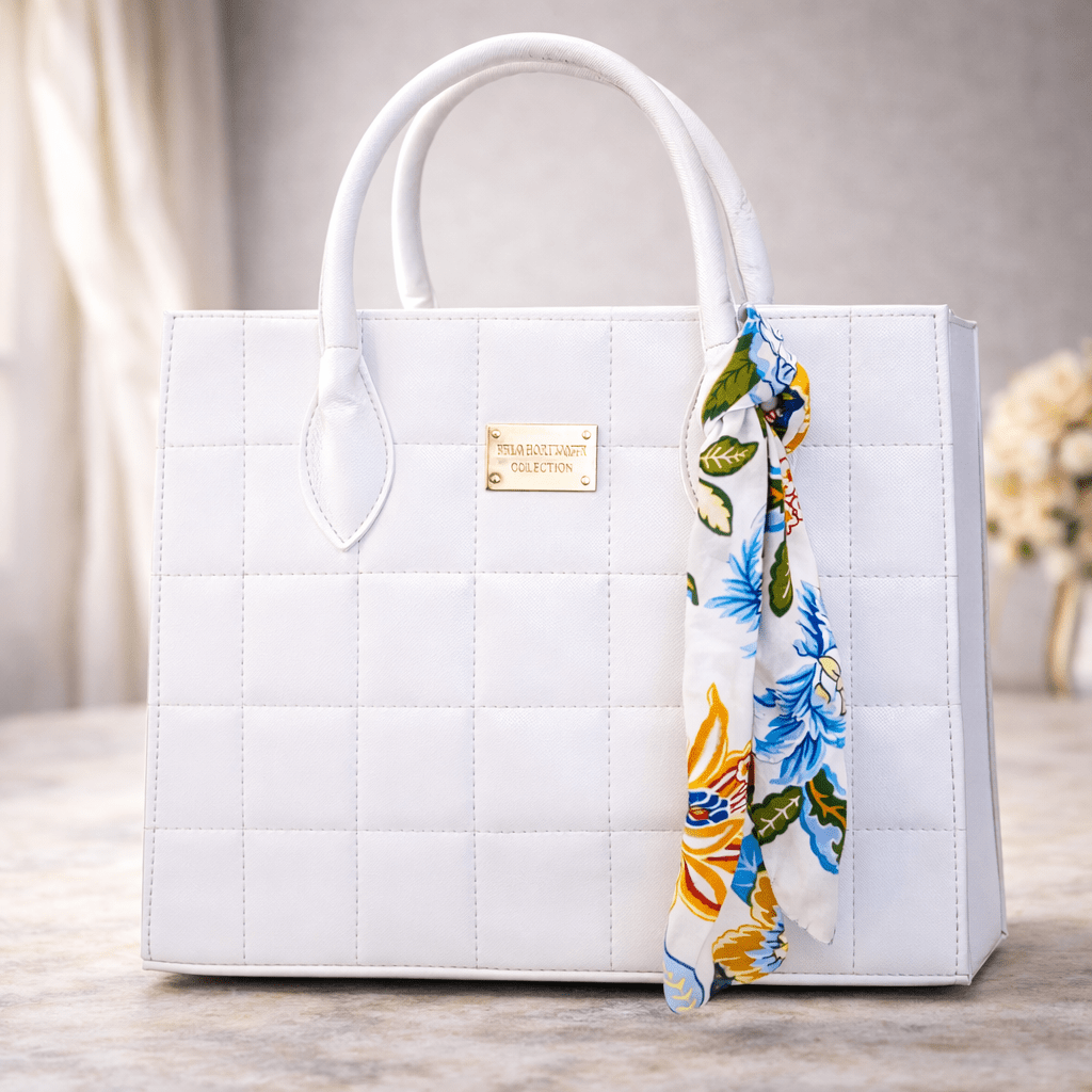 Bolso Acolchado Floral - SERALLA COLLECTION