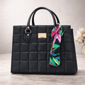 Bolso Acolchado Negro - SERALLA COLLECTION