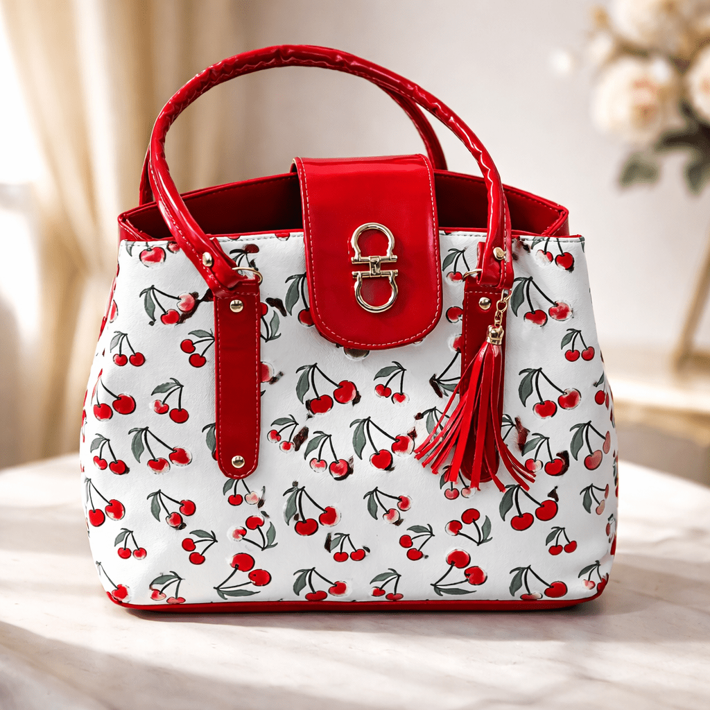 Bolso Cerezas Rojo - SERALLA COLLECTION