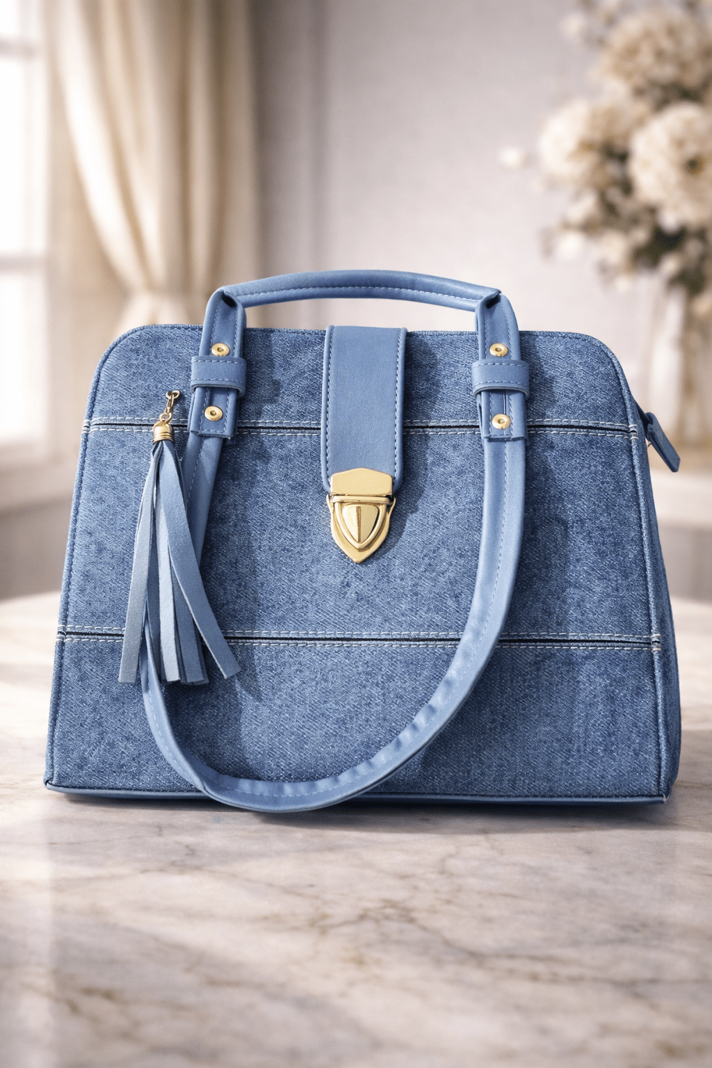 Bolso Denim Estructurado - SERALLA COLLECTION