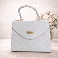 Bolso Glitter Plateado - SERALLA COLLECTION