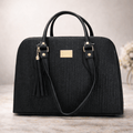 Bolso Rafia Negro - SERALLA COLLECTION