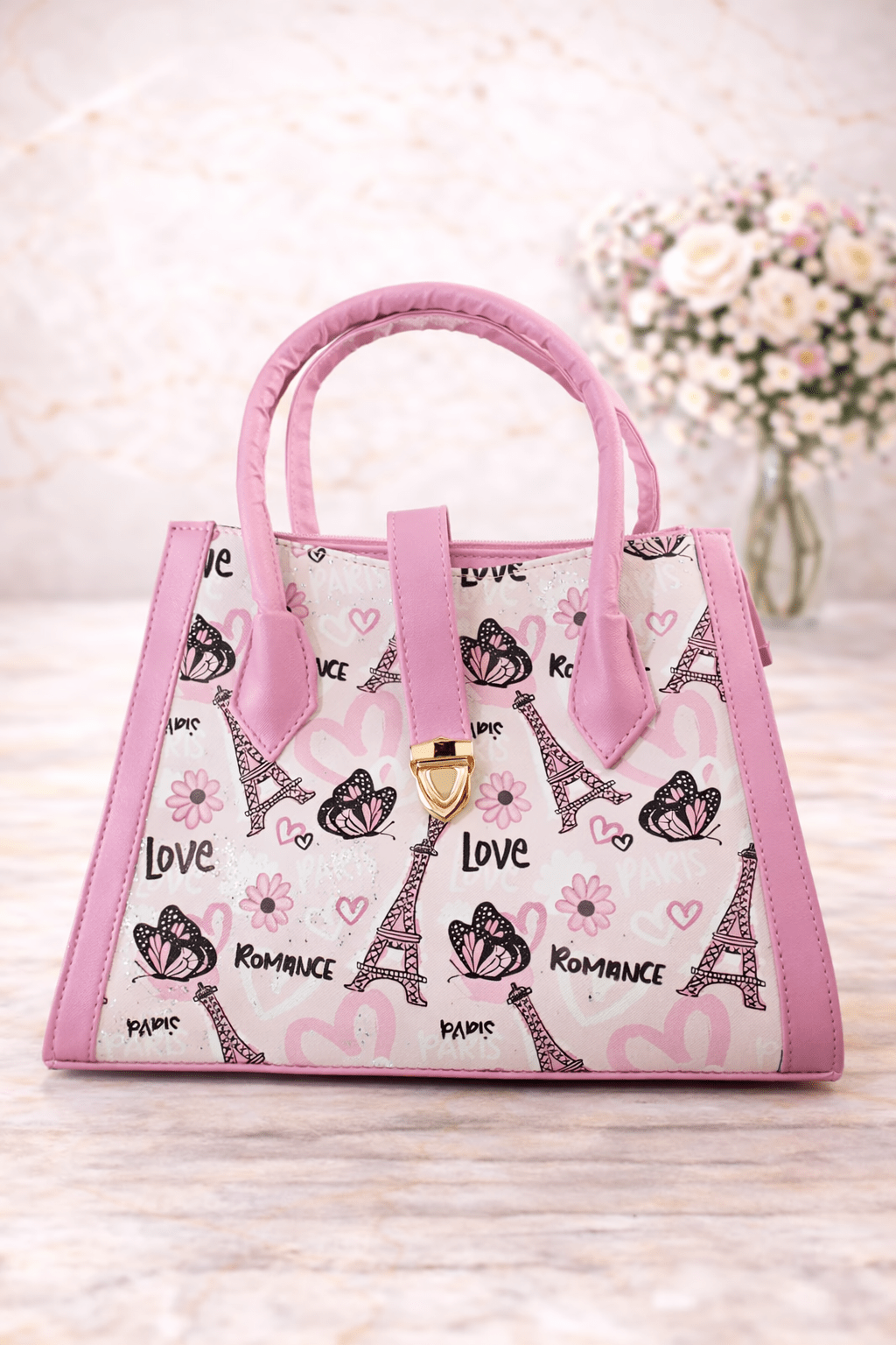 Bolso Rosa Paris Love - SERALLA COLLECTION