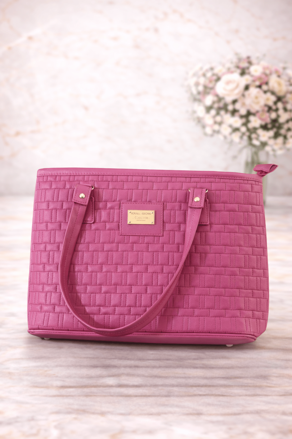 Bolso Tejido Fucsia - SERALLA COLLECTION