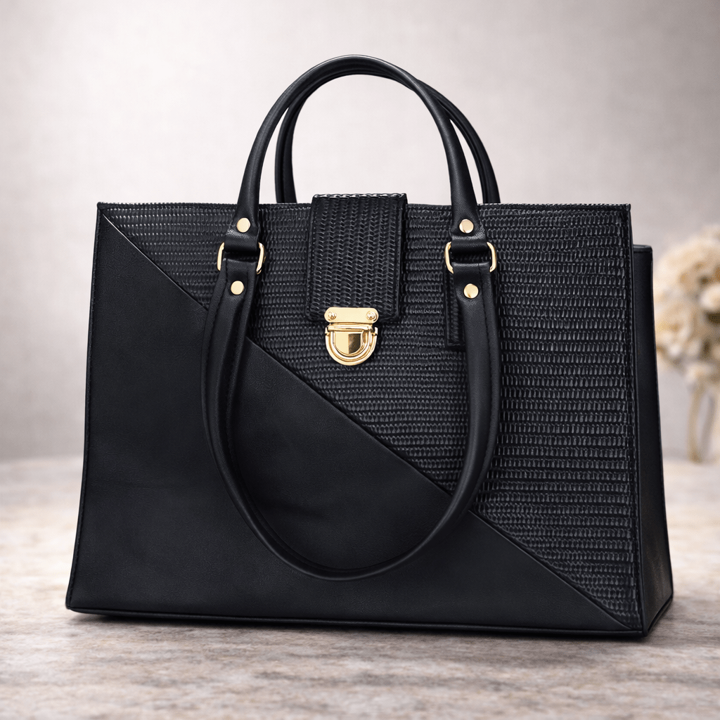 Bolso Yute Negro - SERALLA COLLECTION