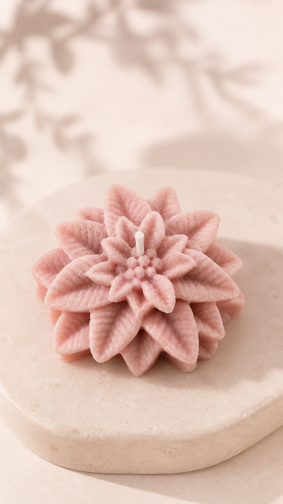 Vela floral rosa Seralla